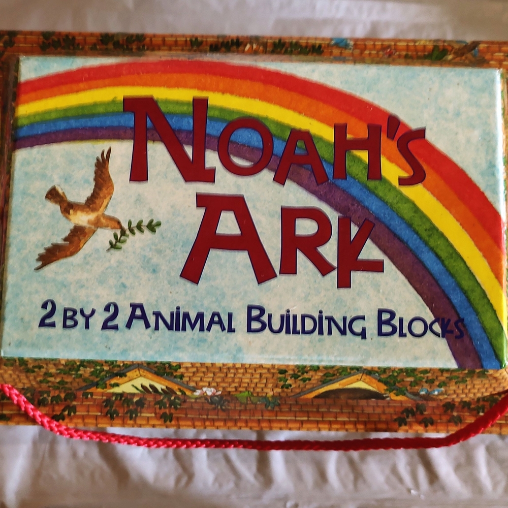 Noah's Ark Animal Building Blocks Set - Multicolor
